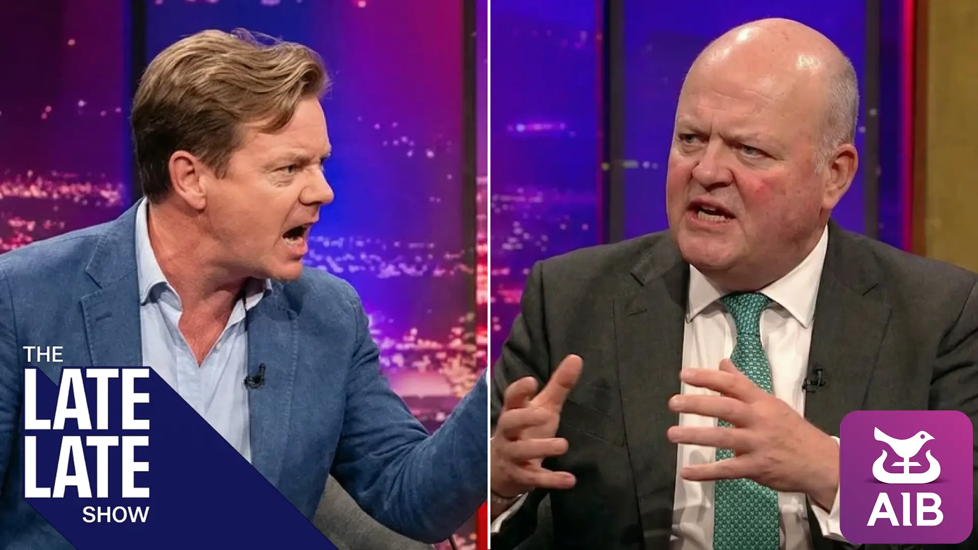 David McWilliams confronts Colin Hunt live on the Late Late Show